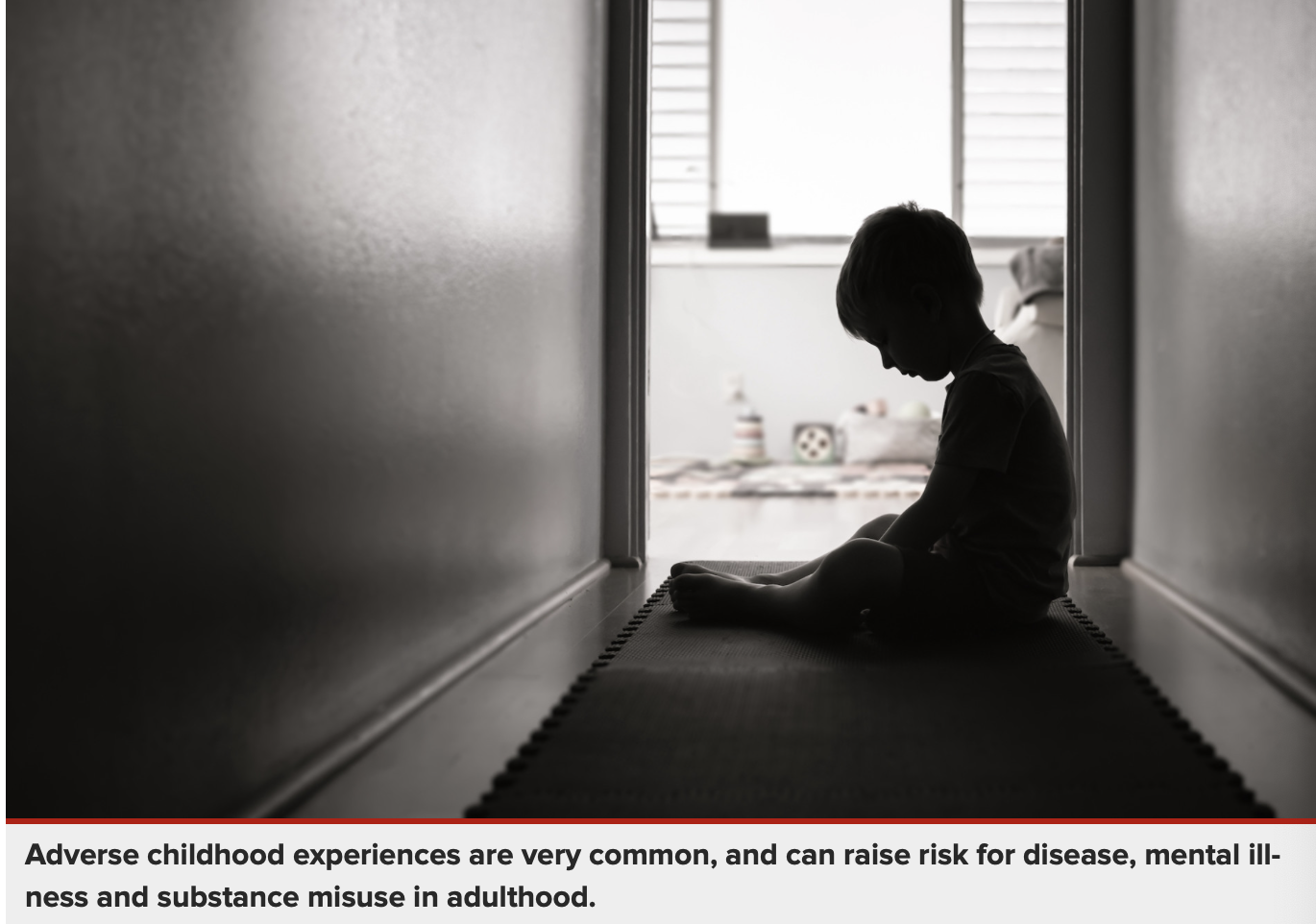Adverse childhood experiences are very common, and can raise risk for disease, mental illness and substance misuse in adulthood.